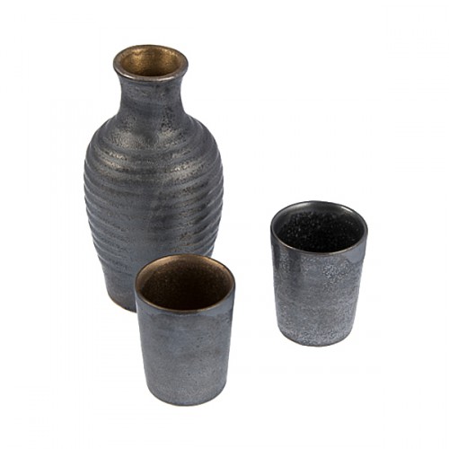 Touetsugama - Ceramic Sake Flask | Handcrafted Japanese Tableware