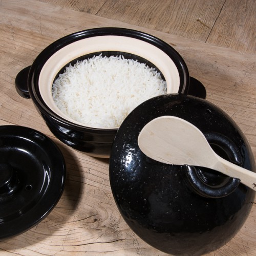 Iga Mono - Keramik Reiskocher | Handgemachtes Japanisches Geschirr