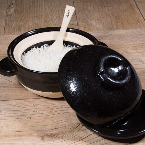 Iga Mono - Keramik Reiskocher | Handgemachtes Japanisches Geschirr